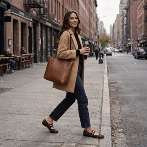 Arizona Jean Co AZ Helena Cheetah Women’s Mary Jane Flats 7.5 Leopard Print NWB